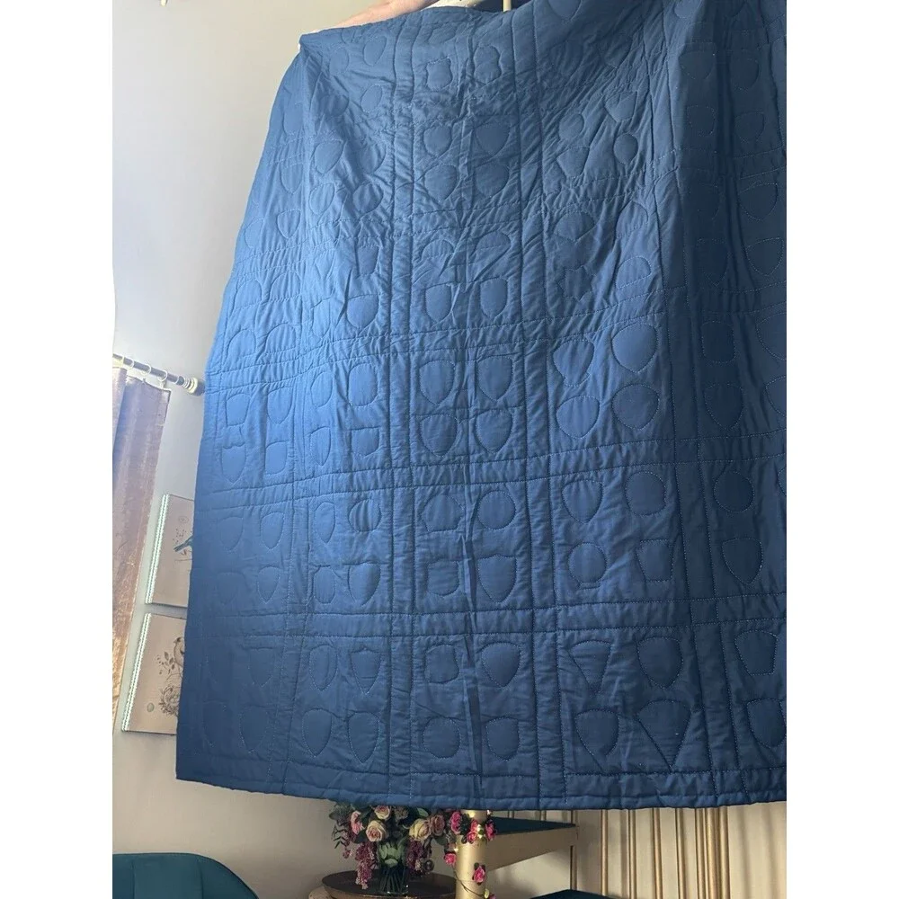 🚔 Vintage Police Patch Quilt — 120 Patches — 80” × 94”